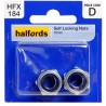 Halfords Self Locking Nuts 10mm HFX184 (pair)