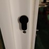 2 x Euro Cylinder Lock Key Hole Cover/Draught Excluder Caps Various Colours