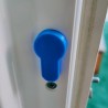 2 x Euro Cylinder Lock Key Hole Cover/Draught Excluder Caps Various Colours