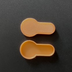 2 x Euro Cylinder Lock Key Hole Cover/Draught Excluder Caps Various Colours