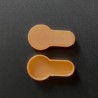 2 x Euro Cylinder Lock Key Hole Cover/Draught Excluder Caps Various Colours