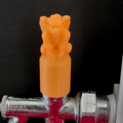 2 x Gargoyle Radiator Lock Shield Valve Cover Caps