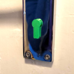 2 x Traditional Mortice Lock Key Hole Plug/Draught Excluder Various Colours