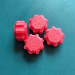 4x Silicone Sealant Mastic Caulk Cartridge/Tube Nozzle Screw Cap Tops