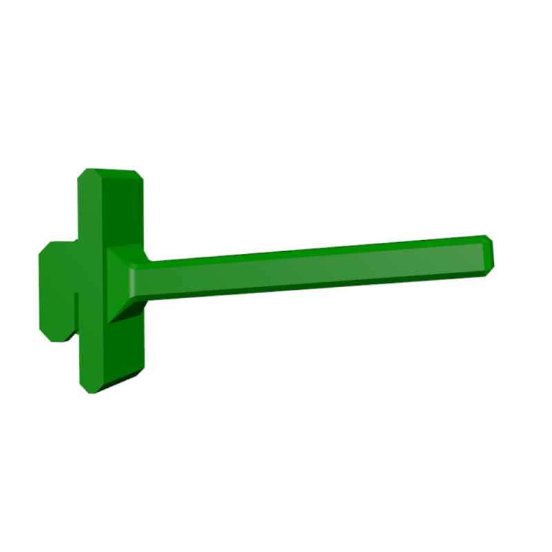 2 x TwinSlot Shelving Long Hook