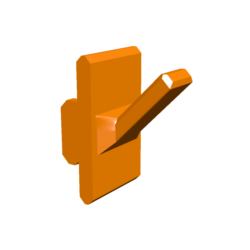 2 x TwinSlot Shelving Key Hooks