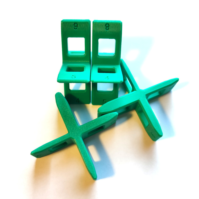 4x Decking Spacers / Board Spacing Tools (4/5/6/8mm)