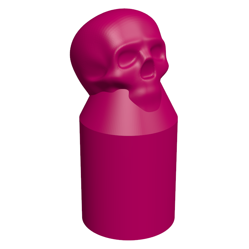 2 x Skull Radiator Lock Shield Valve Cover Caps