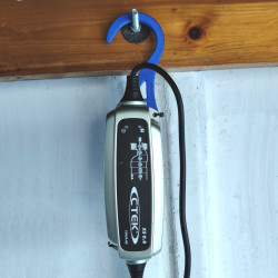 CTEK XS 0.8 Battery Charger Hanging Hook Mount Bracket BLACK