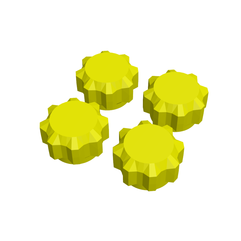 4x Silicone Sealant Mastic Caulk Cartridge/Tube Nozzle Screw Cap Tops