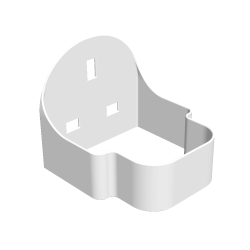 2x White Flexible Large Plug Puller/Plug Tug Arthritis Disability Aid Handles